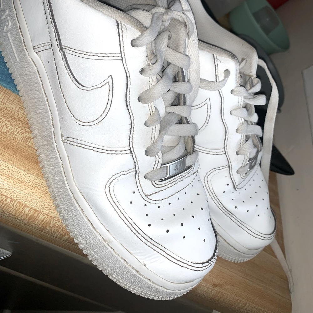 All White Nike Air Force Ones